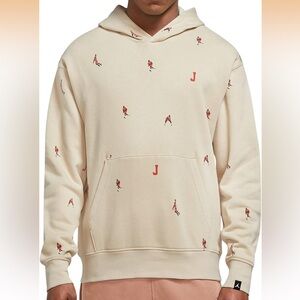 Nike Air Jordan Essentials Jumpman All Over Pullover Hoodie L large